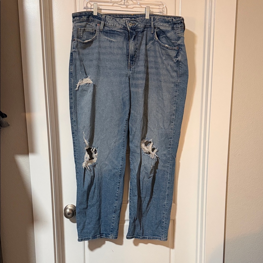 Old Navy O.G. Loose High-Rise Jeans in Blue